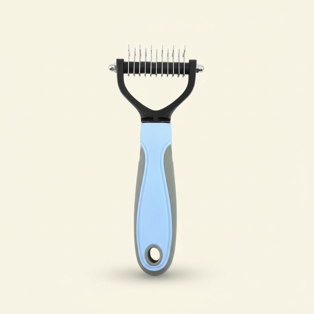 Brosse de toilettage double face